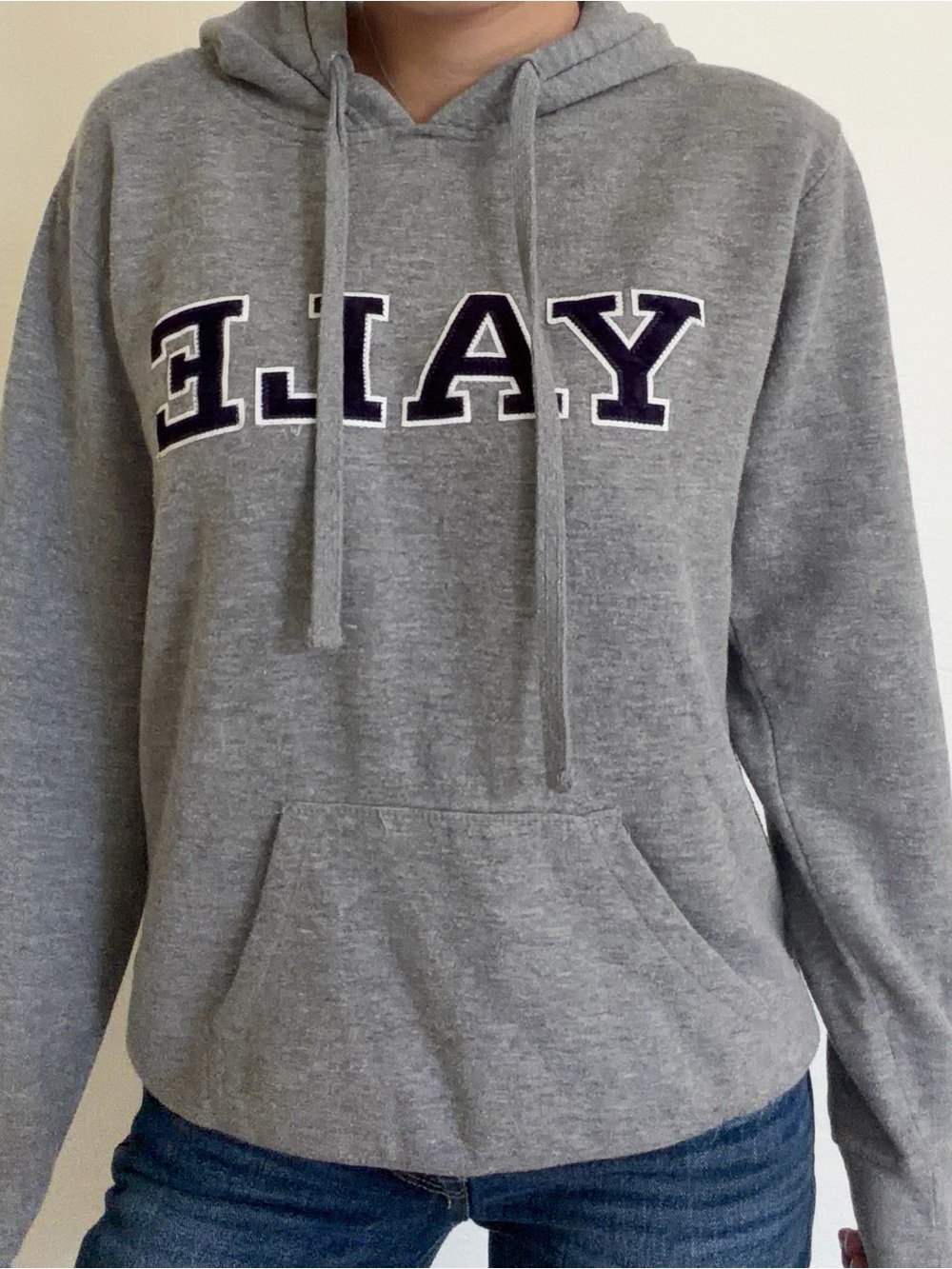 Gray Yale Hoodie